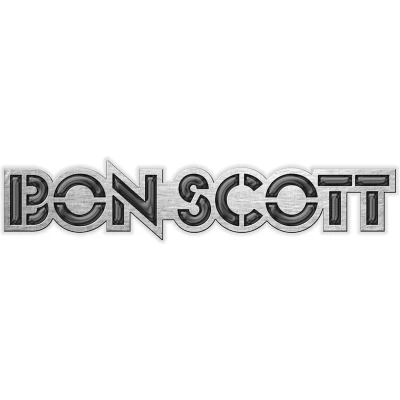 Afbeelding van Bon Scott Logo Pin Zilverkleurig/Grijs