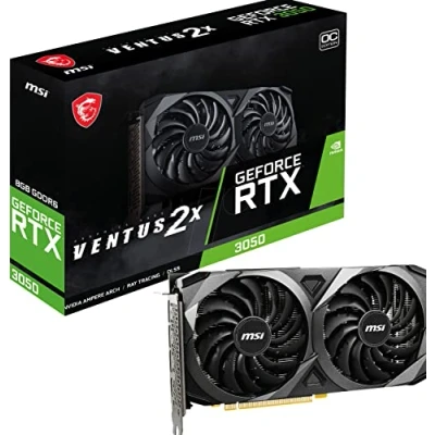 Afbeelding van Graphics card MSI GeForce RTX 3050 VENTUS 2X 8GB