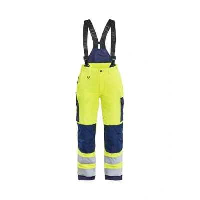 Afbeelding van Blaklader Dames Winterwerkbroek High Vis 7885 1977 Geel/Marineblauw