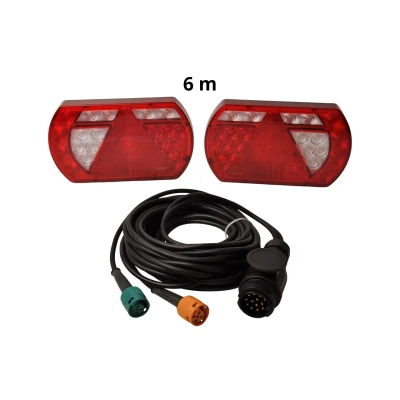 Afbeelding van Aanhangwagendirect Lucidity LED verlichtingsset 6 meter 13 polig