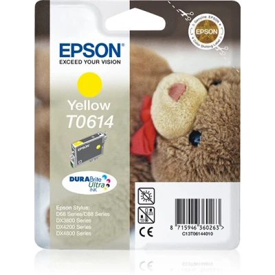 Afbeelding van Epson inktpatroon Yellow T0614 DURABrite Ultra Ink
