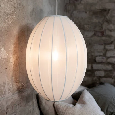 Afbeelding van Markslöjd Hanglamp Florence, wit, Ø 40 cm, nylon