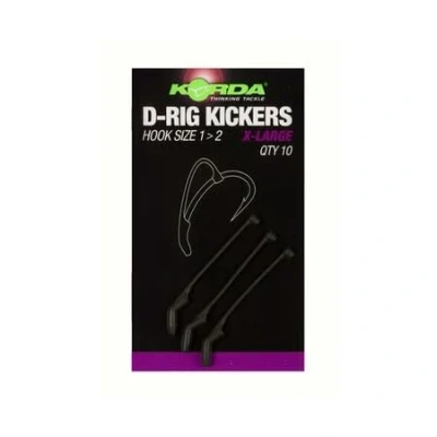 Afbeelding van Korda D Rig Kickers Green (10 pcs) Maat : Medium Hooksize 4 6