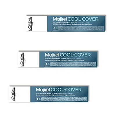 Afbeelding van L&#039;Oreal Majirel Haarverf Cool Cover 50ml 9/11 Zeer Lichtblond Intens As