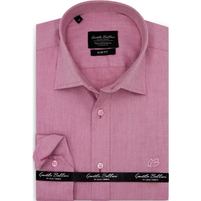 Afbeelding van Mannen Overhemd Heren Zakelijke Blouse Lange Mouw Nette Slim Fit