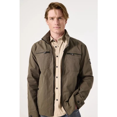 Afbeelding van Garcia Lichte jas, Heren, Maat: XXL, Deep green