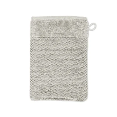 Afbeelding van möve Bamboo Luxe washandje 15 x 20 cm van 60% katoen / 40% viscose bamboecellulose, zilvergrijs