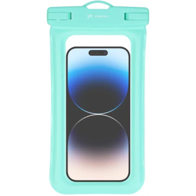Afbeelding van Universeel Hoesje Kunststof iMoshion Insteekhoesje Turquoise Telefoonhoesje