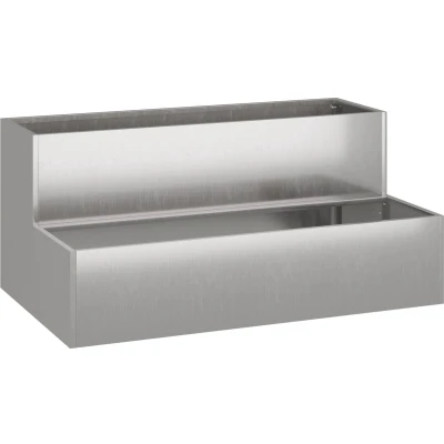 Afbeelding van vidaXL Tuinplanter 2 Tier 100x60x45 cm Roestvrijstaal