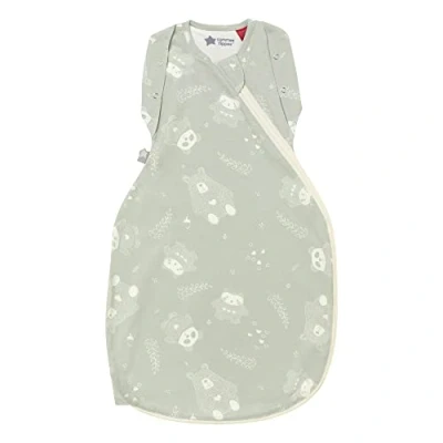 Afbeelding van Tommee Tippee Babyslaapzak voor pasgeborenen, The Original Grobag Swaddle Bag, Hip Healthy Design, Zachte Katoenrijke Stof, 0 3 m, 1.0 TOG, Woodland Gro Friends