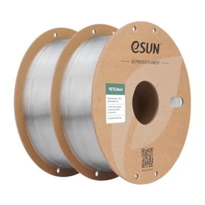 Afbeelding van eSUN PETG filament 1.75mm, Basic met hoge sterktegraad, 1KG spoel (2.2 LBS) 3D print voor printers (Transparant 2KG, 2KG)