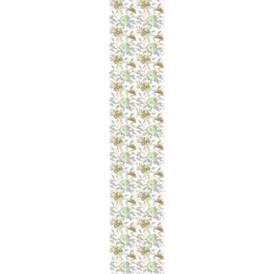 Afbeelding van Papier peint intissé pré encollé ABSTRAIT FLEURS VERTES 1 rouleau de 300x60cm
