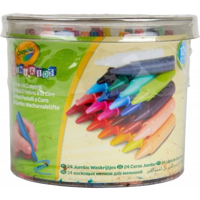 Afbeelding van Crayola mini kids: dikke waskrijtjes 24 stuks