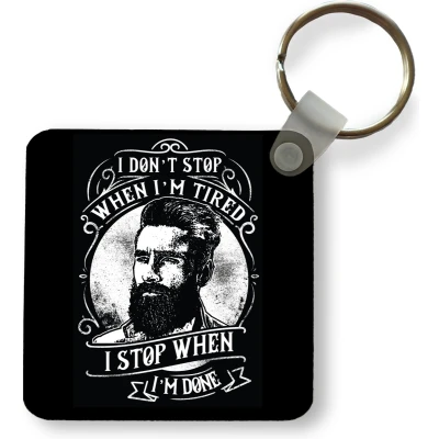 Afbeelding van Sleutelhanger Uitdeelcadeautjes Mancave Mannen Vintage Quote Plastic Vaderdag cadeau Geschenk Cadeautje voor hem Tip