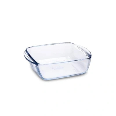 Afbeelding van PYREX PREPWARE vierkante glazen schaal, 20 x 17 cm, 1 l