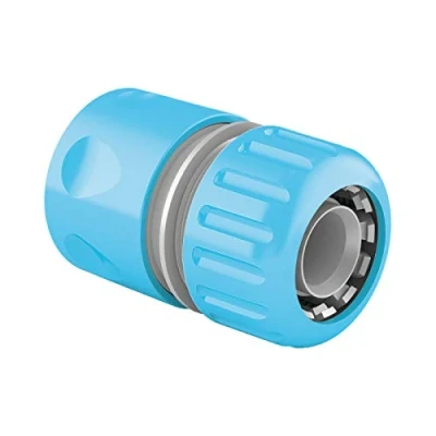 Afbeelding van Cellfast snelkoppeling IDEAL™ flow 1 Klemelementen van roestvrij staal, aansluiting 2 slanguiteinden, ABS kunststof, 57 027, grijs