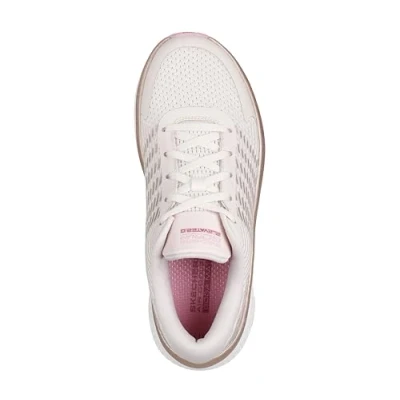 Afbeelding van Skechers GO RUN Elevate 2.0 Sneakers laag, Dames, Maat: 37.5, Off white/pink Textiel
