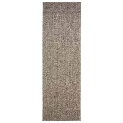 Afbeelding van Bohemian Balkonkleed Retreat Grijs 80x250 Cm