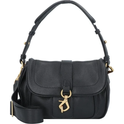 Afbeelding van Abro STAR Saddle Handtas, Dames, Maat: One Size, Black gold