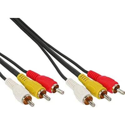 Afbeelding van InLine® Tulpkabel, Audio/Video 3x Tulp jack/jack, 2m