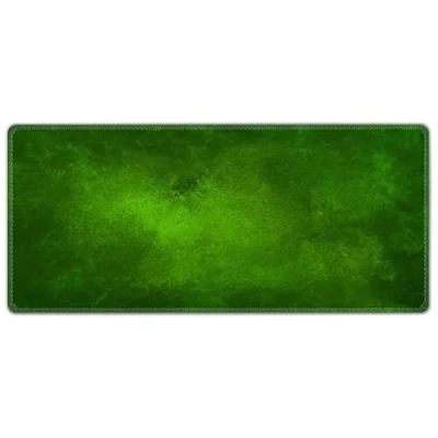 Afbeelding van Silent Monsters Muismat Grootte XX Large (90 x 40 cm), Mouse Pad Design: Groen, Genaaide Rand, voor Bureau en Gaming, Mousepad Antislip rubberen basis
