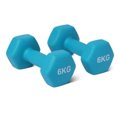 Afbeelding van Amazon Basics Set met neopreen haltergewichten, paar van 6 kg
