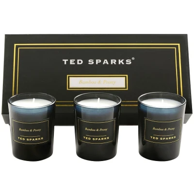 Afbeelding van Geurkaars Ted Sparks Giftset Bamboo &amp; Peony