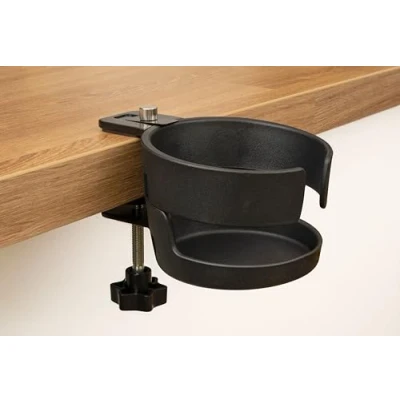 Afbeelding van Premium design bekerhouder tafel drankhouder bureau flessenhouder bed kopjeshouder Gaming cupholder accessoires kantoor beker houder tafelblad
