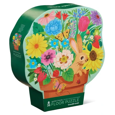 Afbeelding van Crocodile Creek Puzzels Vloerpuzzel Garden Friends 36 stukjes