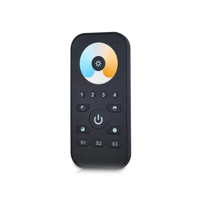 Afbeelding van LED Touch Dual Color RF Afstandsbediening, 4 Zones, Zwart, Pro