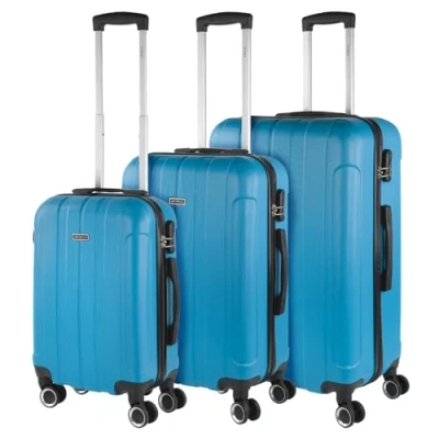 Afbeelding van ITACA Valises. Lot de Valise Rigides 4 Roulettes Grande Taille, soute Avion, Bagages pour Voyages.Ensemble Voyage. Verrouillage à Combinaison 771100, Turquoise