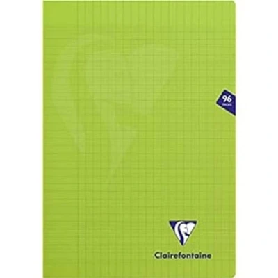 Afbeelding van Clairefontaine Mimesys 303162C handvat polypropyleen 96 pages grands carreaux Groen