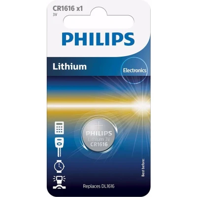 Afbeelding van Philips CR1616 Knoopcel Lithium Blister 1