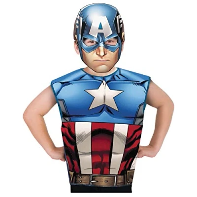 Afbeelding van RUBIE&#039;S FRANCE Rubie s Frankrijk Marvel Heroes Kit degui Captain America, i 620969, één maat