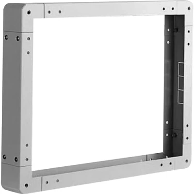Afbeelding van DIGITUS sokkel voor netwerkkasten uit de Unique &amp; Dynamic Basic serie 100x600x600 mm Stapelbaar Kabeldoorvoer aan achterkant Opbergruimte overtollige kabellengten Grijs