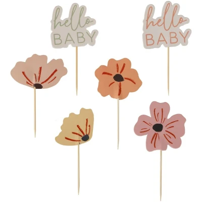 Afbeelding van &#039;Hello Baby&#039; Bloemen 12 stuks