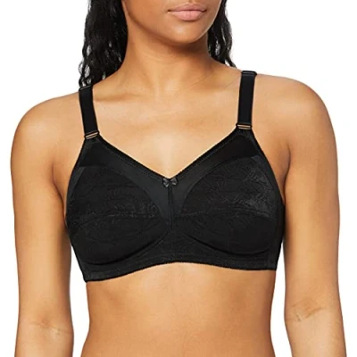 Afbeelding van Sassa Dames BH Soft Jacquard, zwart (00500), 100C