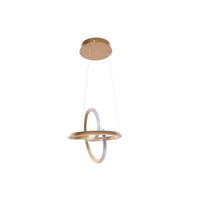 Afbeelding van Plafondlamp Home ESPRIT Wit Gouden Siliconen Aluminium 55 W 40 x 42 cm