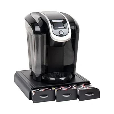Afbeelding van Mind Reader &quot;Anker&quot; Coffee Pack lade Voor Keurig Vue Packs, K Cups, Nespresso capsules, CBTL/Verismo Pods of Tassimo T Discs Cup, CBTL, Verismo, Dolce Gusto Eén maat Zwart