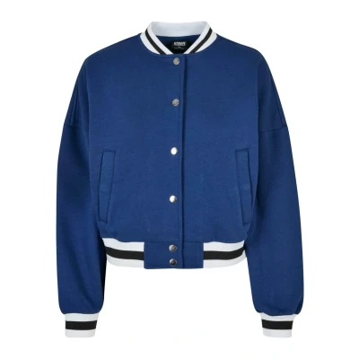 Afbeelding van Urban Classics Oversized College Sweat Bomberjacks, Dames, Maat: 3XL, Spaceblue