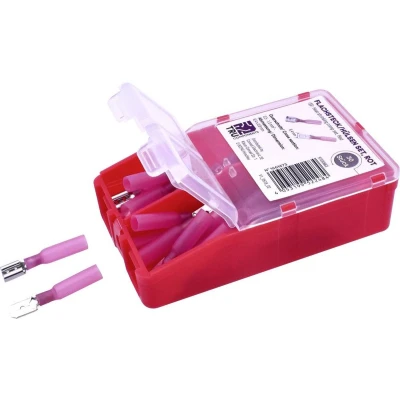 Afbeelding van TRU COMPONENTS TC 6646692 Assortiment kabelschoenen 0.50 mm² 1.50 Rood 60 stuk(s)