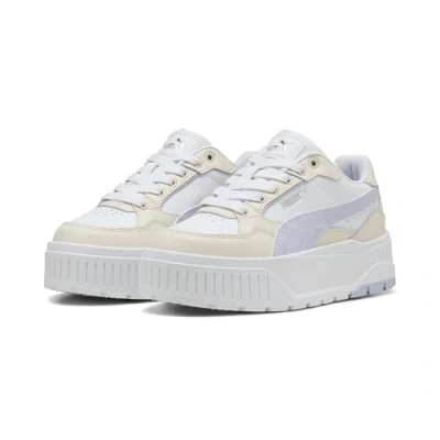 Afbeelding van Puma Karmen IDOL Sneakers laag voor kinderen, Maat: 39, White weather alpine snow Leer