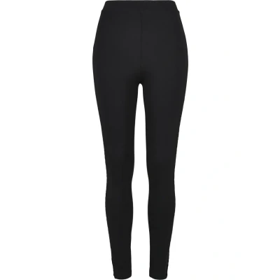 Afbeelding van Urban Classics Flock LACE Stripe Legging, Dames, Maat: Small, Black