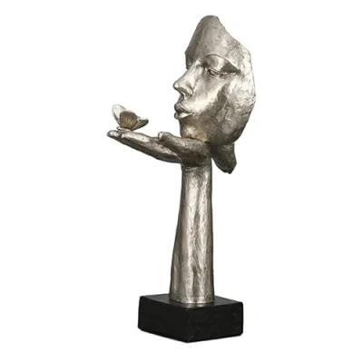 Afbeelding van GILDE Decoratief figuur sculptuur Desire, bronskleur antiek finish (1 stuk)