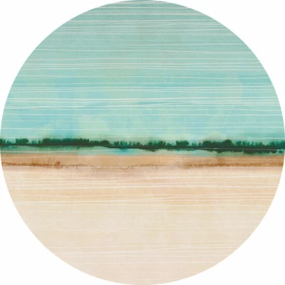 Afbeelding van Komar Fotobehang Beachside 125 x cm (breedte hoogte), rond en zelfklevend (1 stuk)