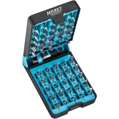 Afbeelding van Hazet BitE Box 2240N/51 Bitset 51 delig Plat, Kruiskop Phillips, Pozidriv, Binnen Torx, Torx BO, Inbus