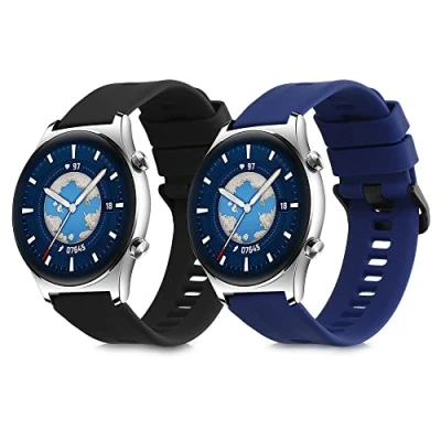 Afbeelding van kwmobile 2x horlogebandjes compatibel met HONOR Watch GS 3 bandje Activity tracker bandjes