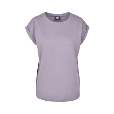Afbeelding van Urban Classics Extended Shoulder Tshirt basic, Dames, Maat: XXL, Dustypurple