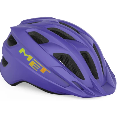 Afbeelding van MET Crackerjack Kinderhelm Fiets Purple Matt