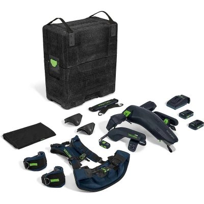 Afbeelding van Festool Exoskelet EXO 18 HPC 4,0 I Plus ExoActive 18V Draagharnas Set (2x 4.0Ah Accu) In EPP transportbox